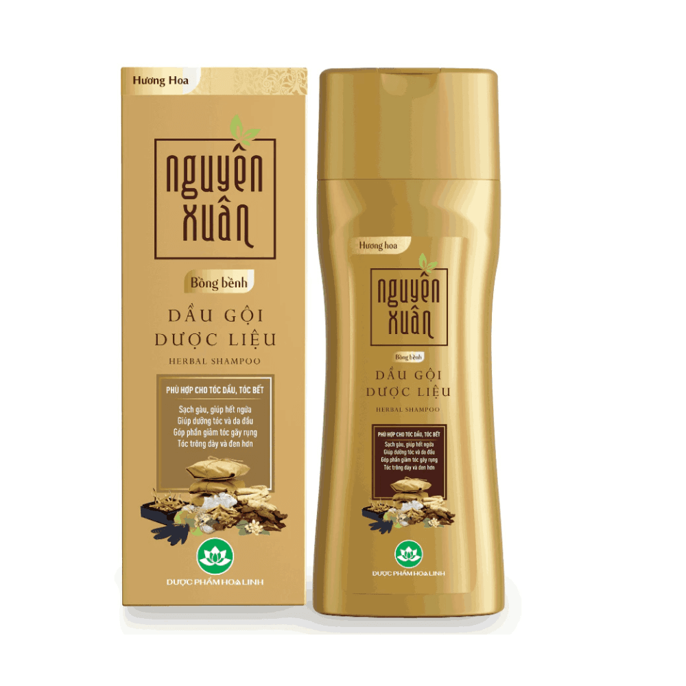 Dầu Gội Dược Liệu Nguyên Xuân Vàng Bồng Bềnh (Chai 250ml)