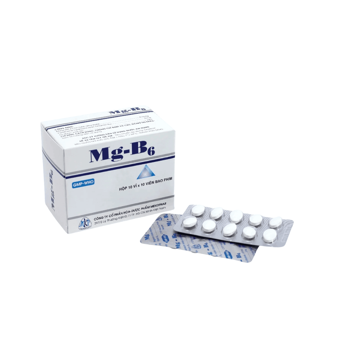 Mg-B6 (10 vỉ x 10 viên)