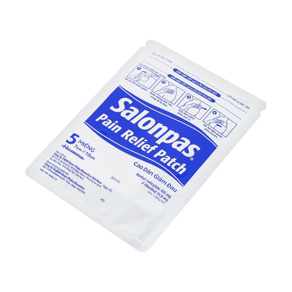 Salonpas Pain Relief Patch (1 bao x 5 miếng)