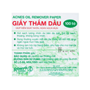 Giấy thấm dầu Acnes Oil Remover Paper (Gói x 100 tờ)