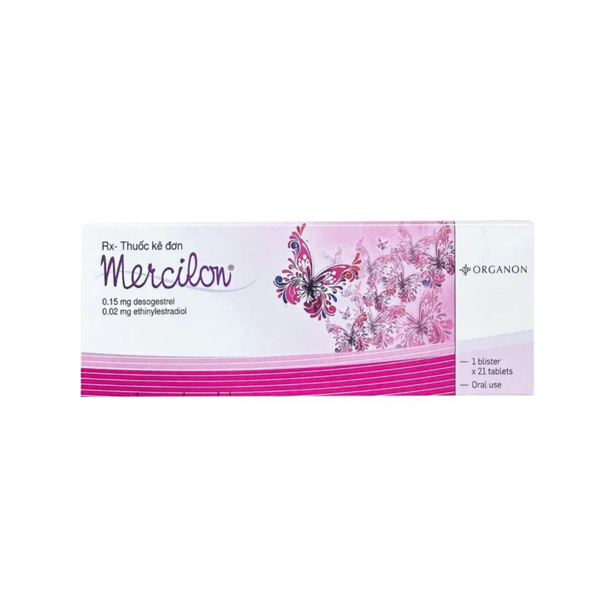 Thuốc Mercilon Organon (1 vỉ x 21 viên)