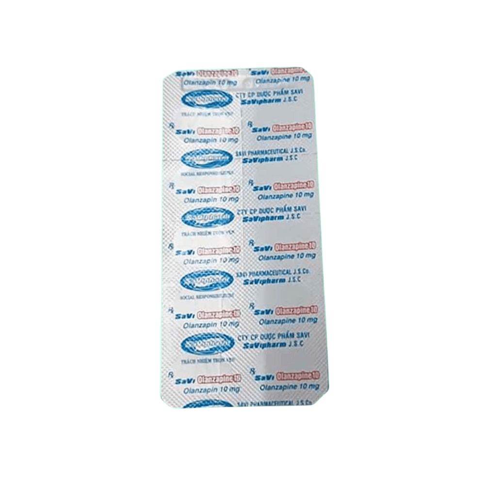 Savi Olanzapine 10 (Hộp 3 vỉ x 10 viên)