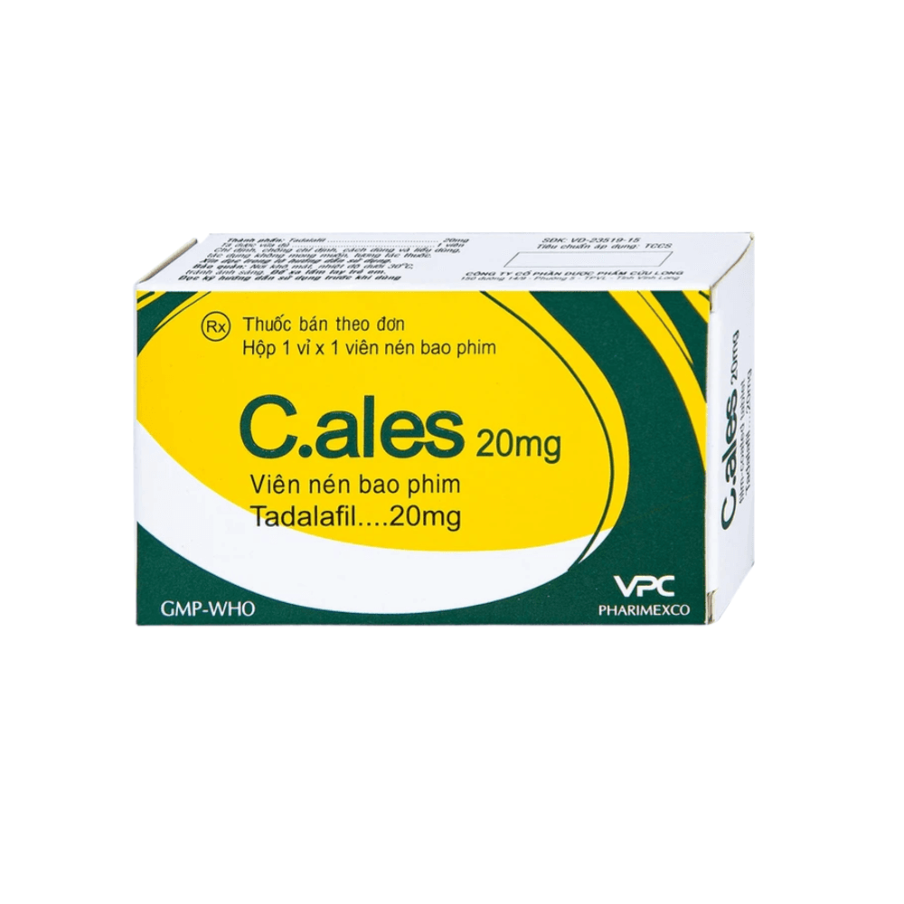Thuốc C.ales 20mg Pharimexco (1 viên)