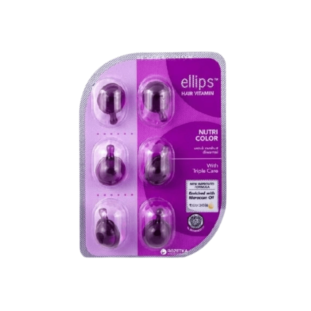 Serum Dưỡng Tóc ELLIPS Dành Cho Tóc Nhuộm Nutri Color (vỉ 6 viên)