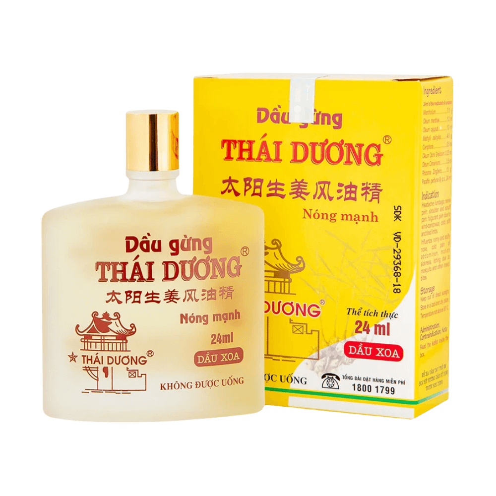 Dầu Gừng Thái Dương (Chai 24ml)