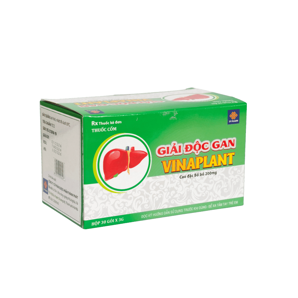 Giải Độc Gan Vinaplant (Hộp 30 gói x 3g)