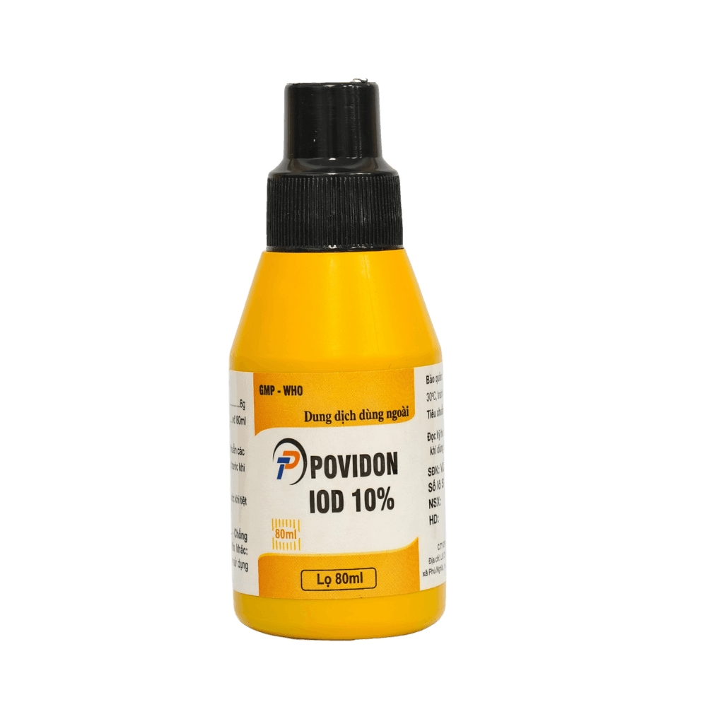 Povidon Iod 10% (Chai 80 ml)