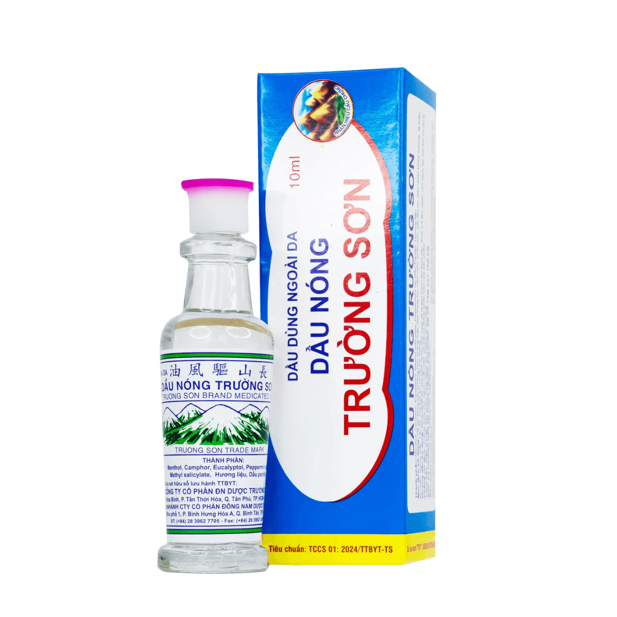 Dầu Nóng Trường Sơn (Hộp 10 Chai x 10ml)
