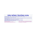 Dầu Nóng Trường Sơn (Hộp 10 Chai x 10ml)
