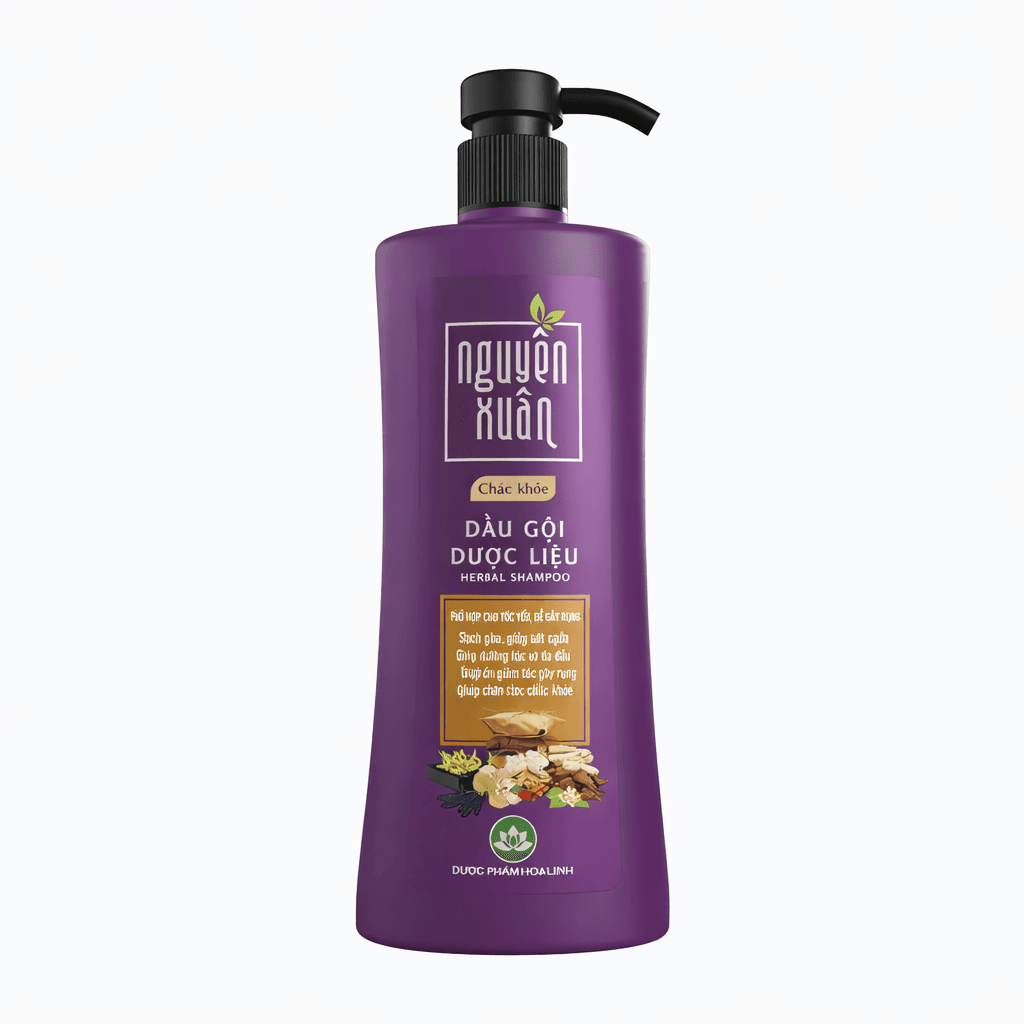 Dầu Gội Dược Liệu Nguyên Xuân Chắc Khoẻ (Chai 450ml)