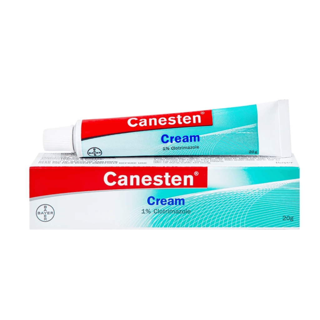 Kem Bôi Canesten Cream Bayer Điều Trị Nấm Da, Nấm Men (Tuýp 10g)