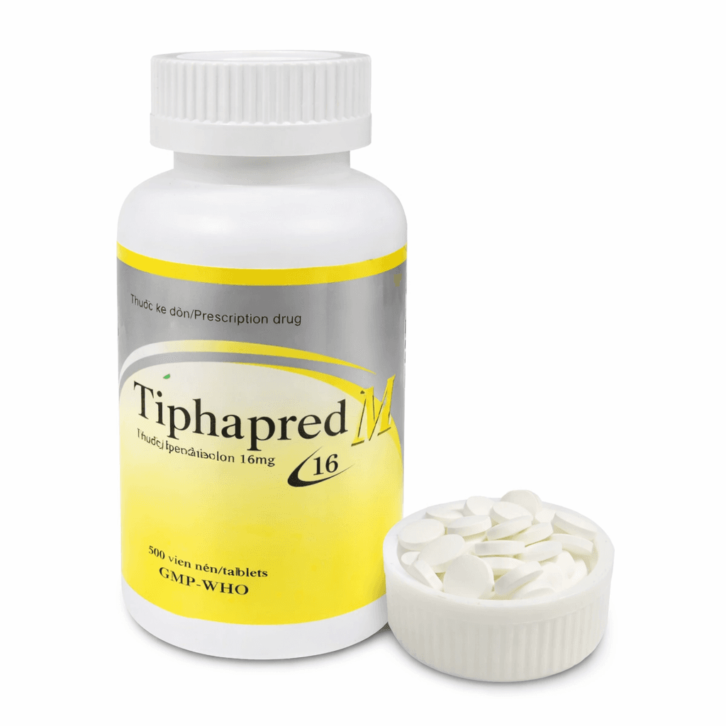 Tiphapred M Methylprenisolon 16mg Tipharco (Hộp 500 viên)