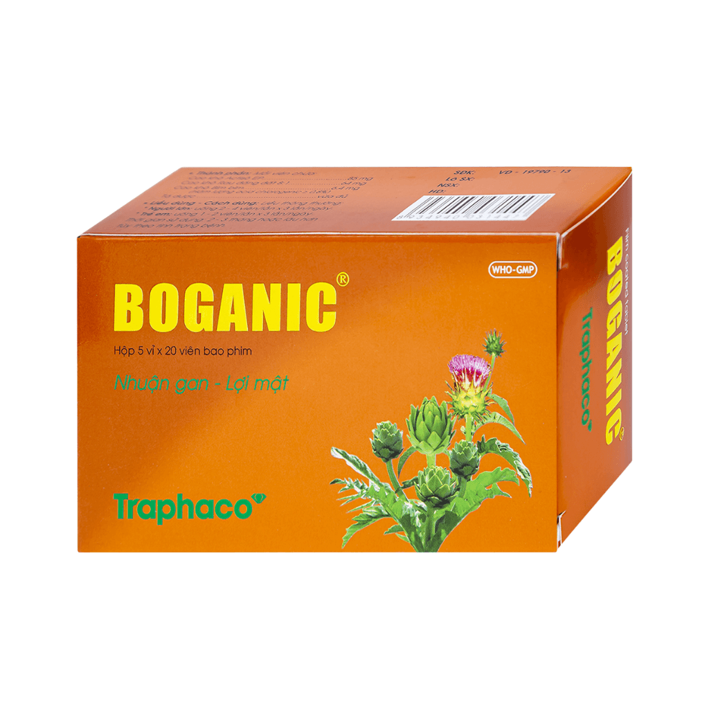 Boganic Traphaco (Hộp 5 vỉ x 20 viên)