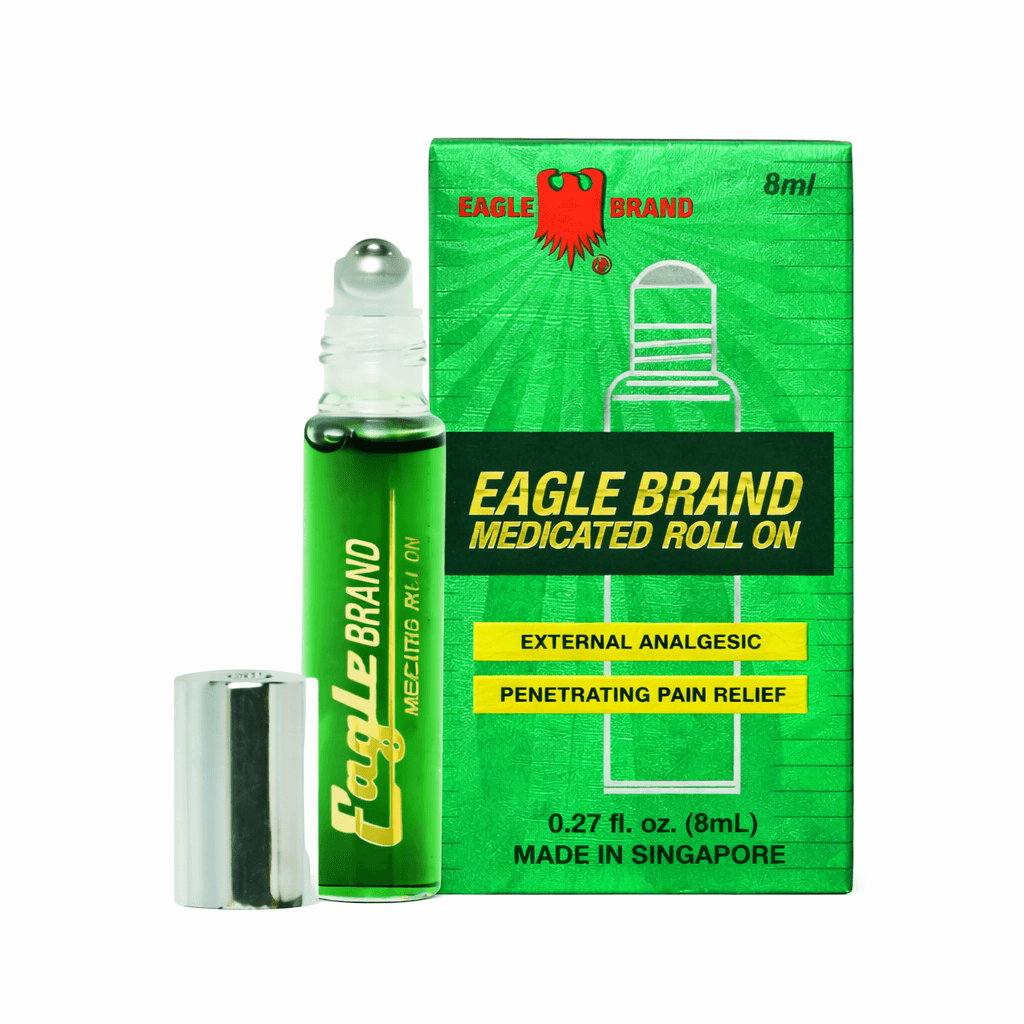 Dầu Gió Xanh Con Ó Dạng Lăn Eagl Brande Medicated Oil  (Chai 8ml)