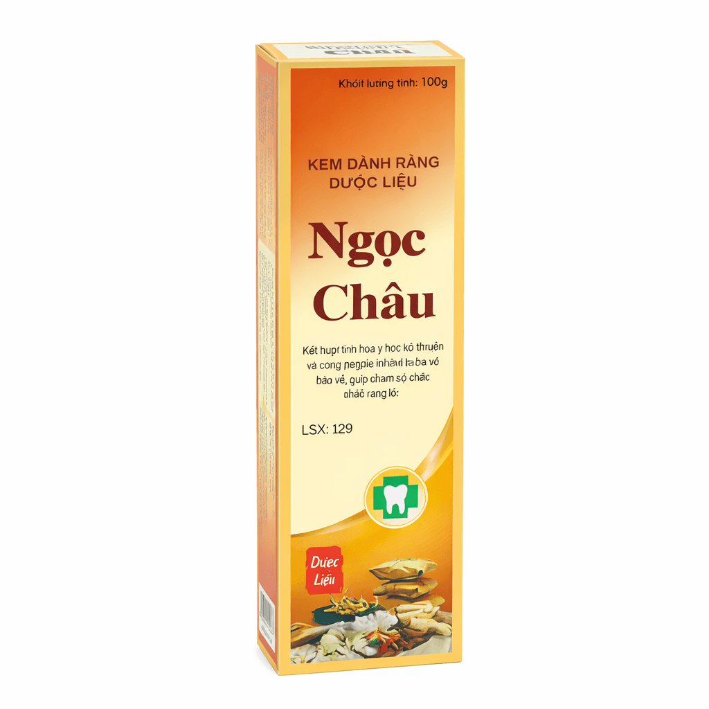 Kem đánh răng dược liệu Ngọc Châu (Tuýp 100g)
