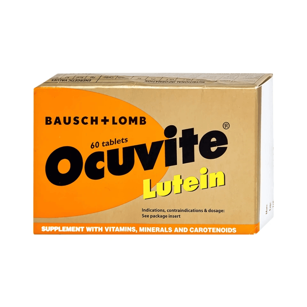 Viên nén Ocuvite Lutein Bausch & Lomb (Hộp 3 vỉ x 20 viên)