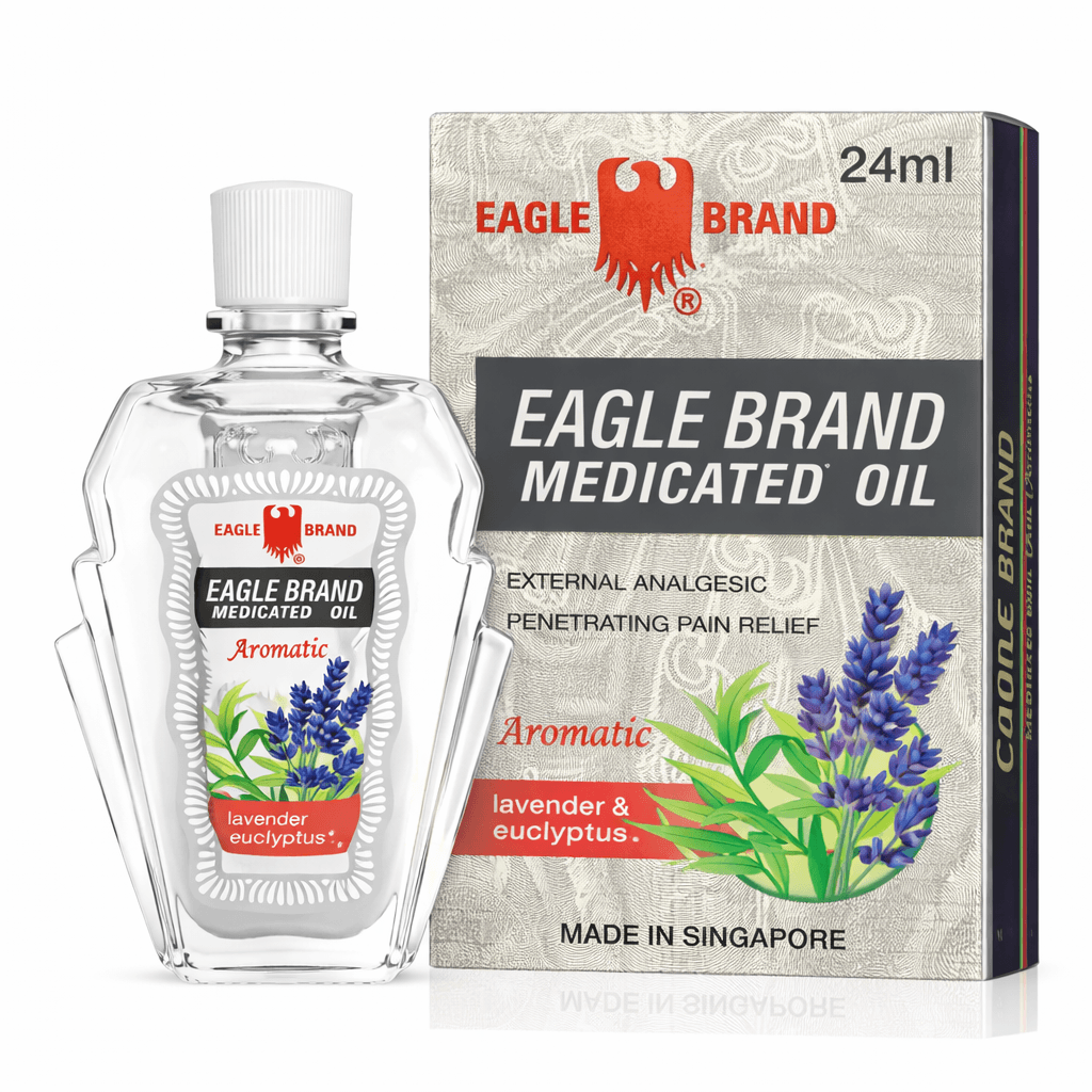 Dầu Gió Trắng Con Ó Eagle Brand Medicated Oil (Chai 24ml)