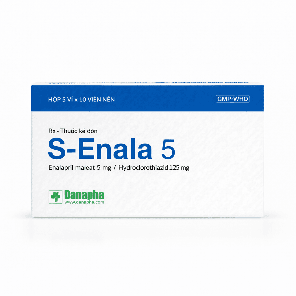 S-Enala-5 (Hộp 5 vỉ x 10 viên)