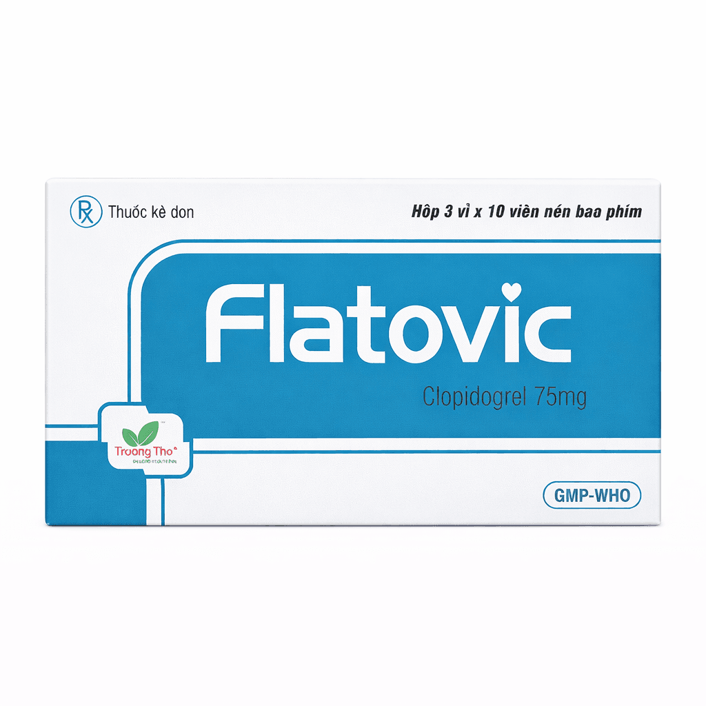 Flatovic (Hộp 3 vỉ x 10 viên)