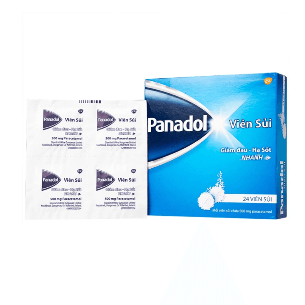 Viên Sủi Panadol Gsk Giảm Đau Nhẹ Và Hạ Sốt (6 Vỉ x 4 Viên)