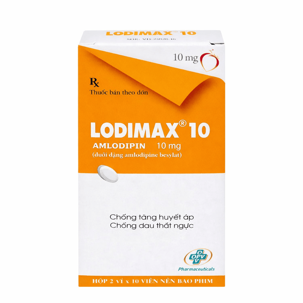 Lodimax 10 OPV (Hộp 2 vỉ x 10 viên)