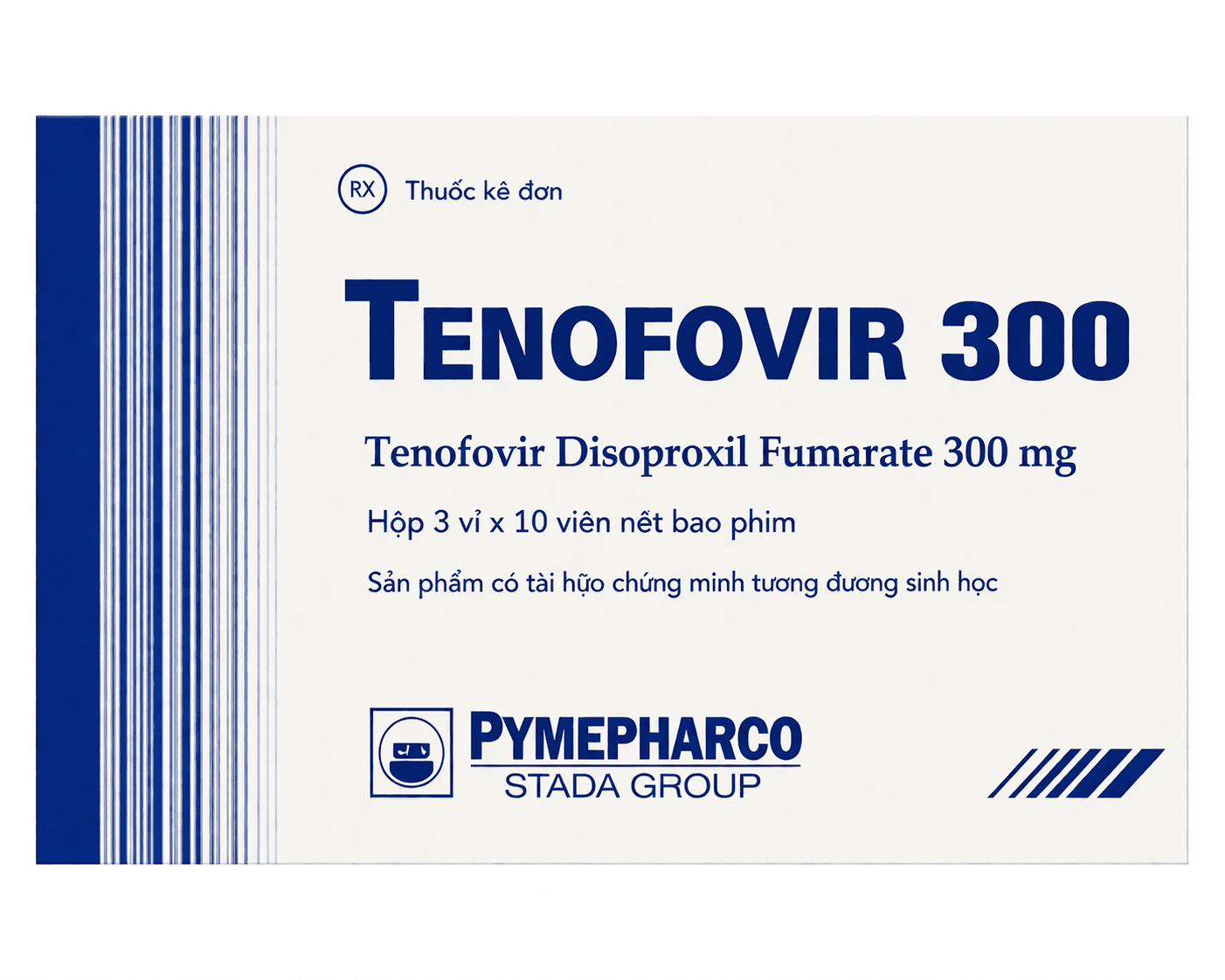 Tenofovir 300 Pymepharco (Hộp 30 viên)