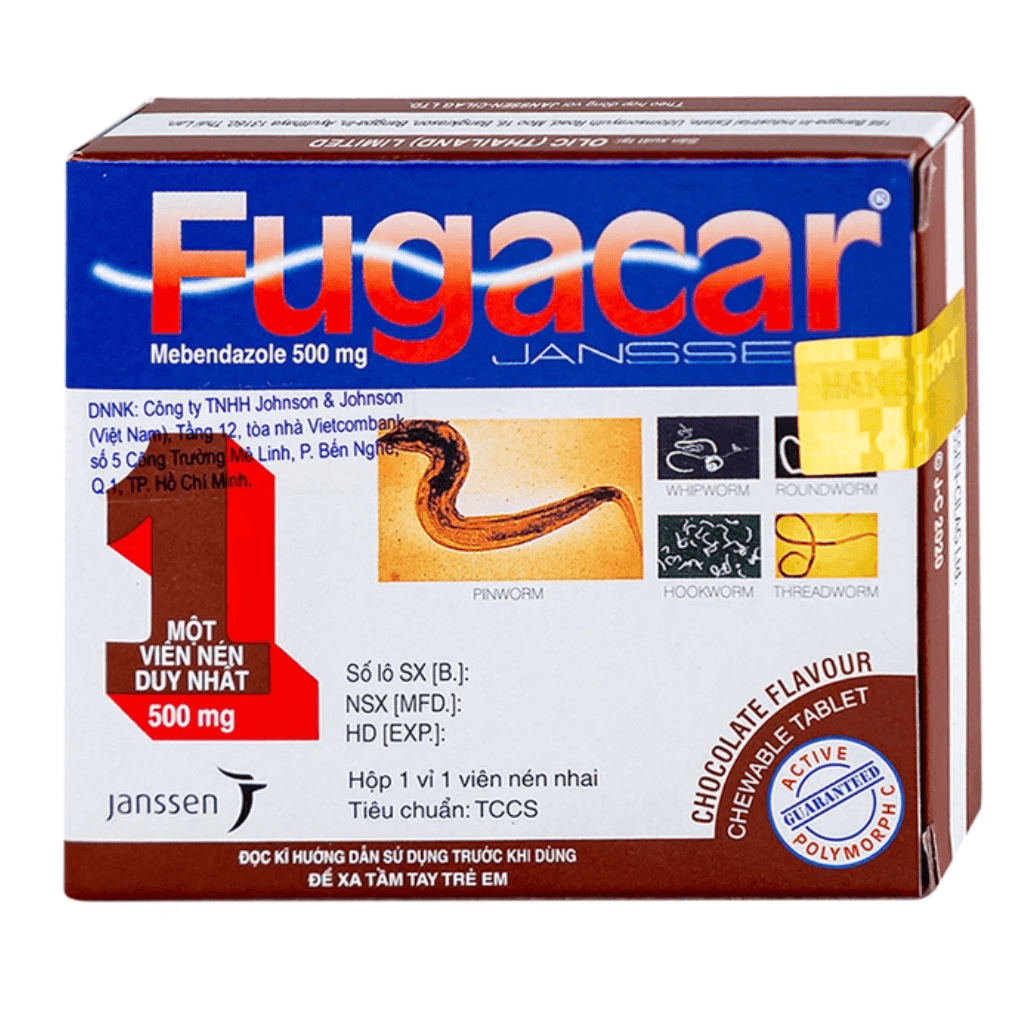 Fugacar (Choco) 500mg Tab. B/1