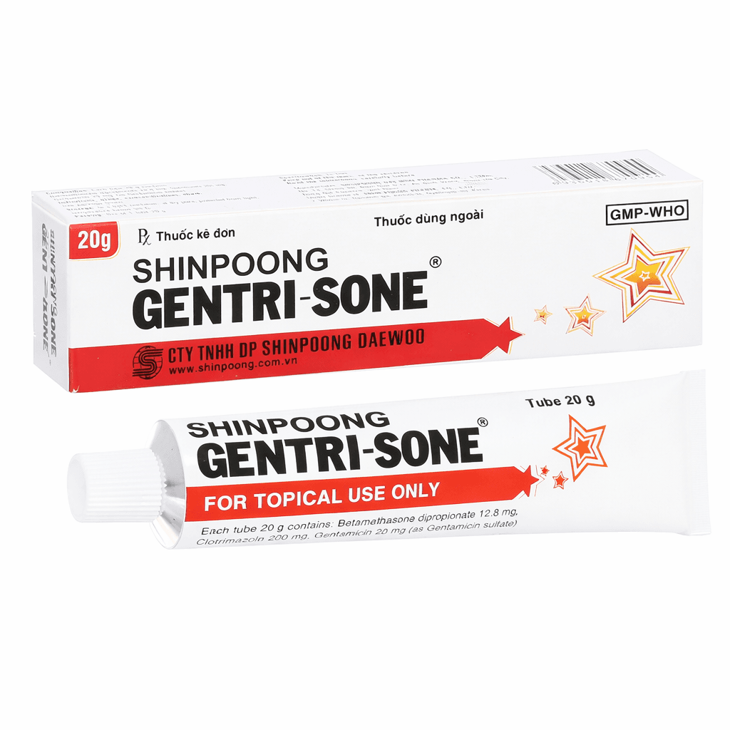 Kem Gentrisone ShinPoong Daewoo (Tuýp 20g)