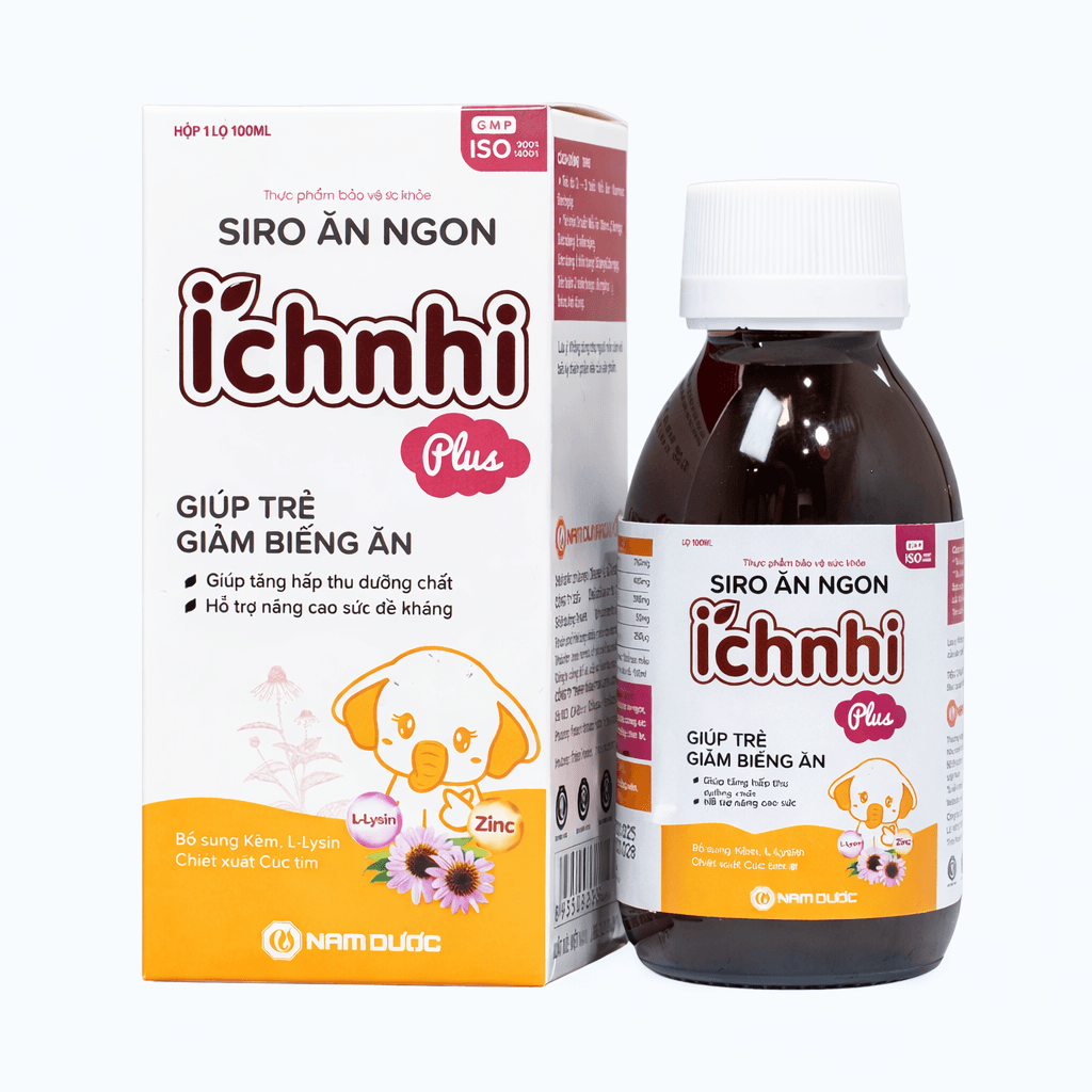 Siro ăn ngon plus Ích Nhi (Chai 100ml)