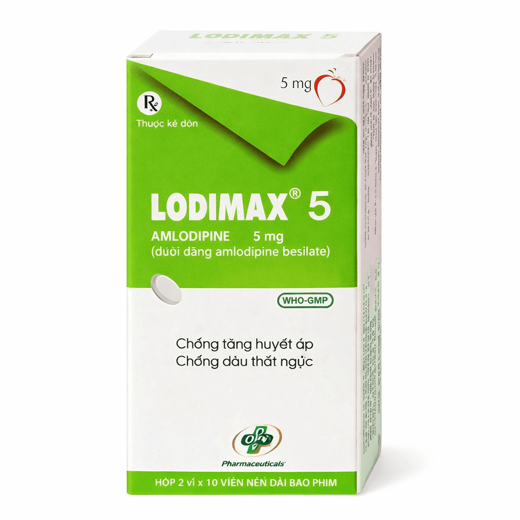 Lodimax 5 OPV (Hộp 2 vỉ x 10 viên)