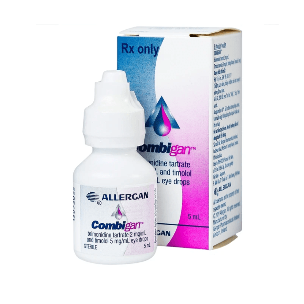 Thuốc Nhỏ Mắt Combigan Allergan Giảm Áp Suất Nội Nhãn (5ml)