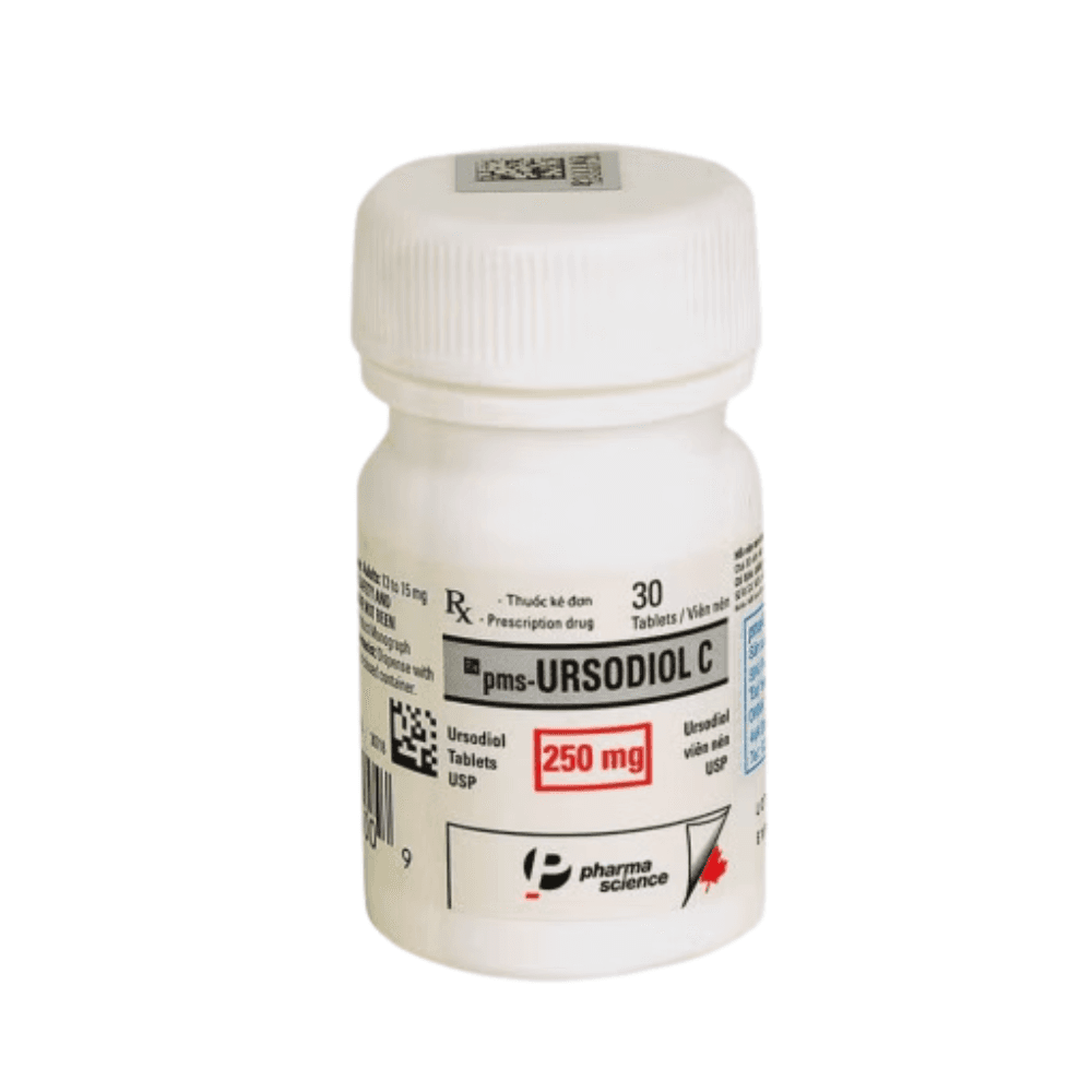Viên nén Pms-Ursodiol C 250mg (chai 30 viên)