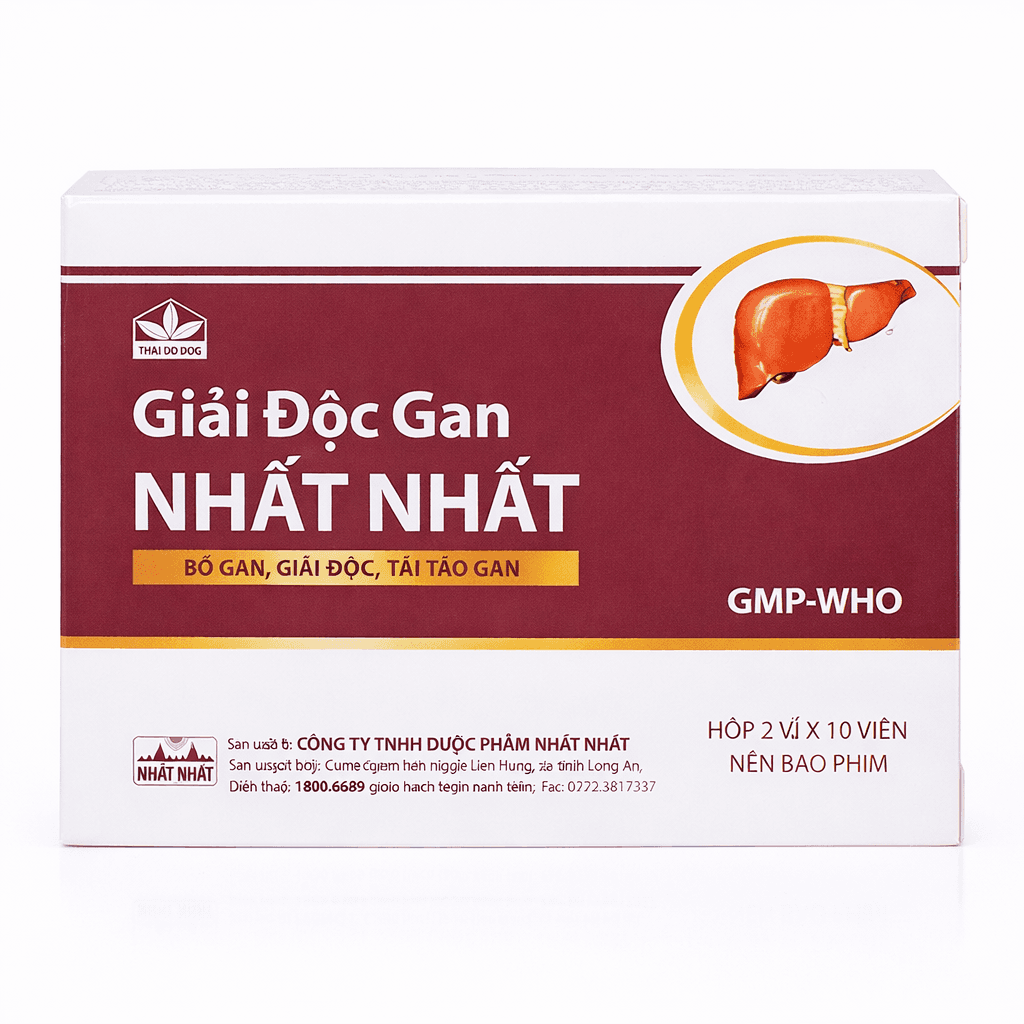 Giải Độc Gan Nhất Nhất (Hộp 2 vỉ x 10 viên)