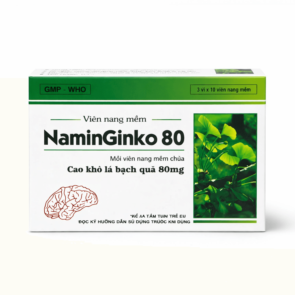 Naminginko 80mg (Hộp 3 vỉ x 10 viên)