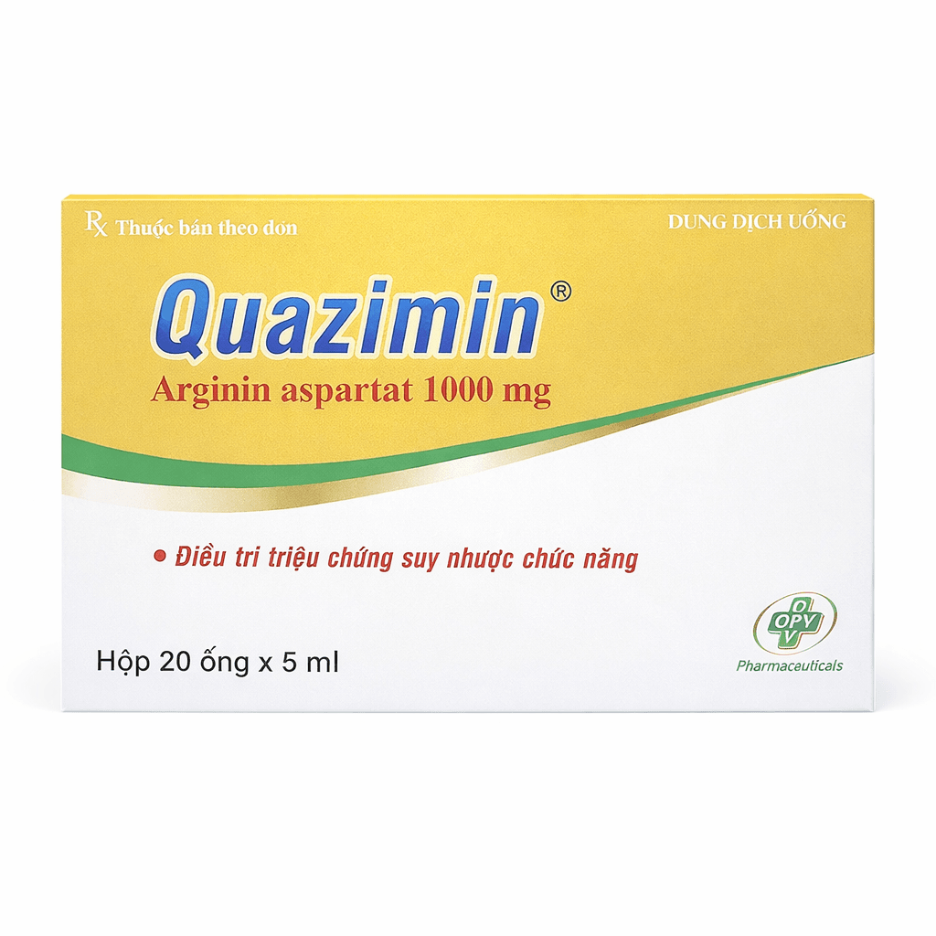 Quazimin (Hộp 4 vỉ x 5 ống x 5ml)