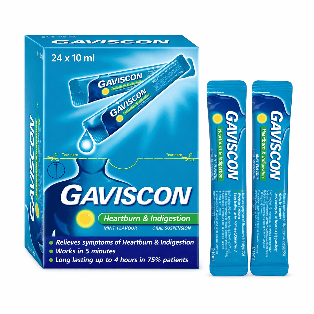 Hỗn dịch Gaviscon Reckitt Benckiser (Hộp 24 gói x 10ml)