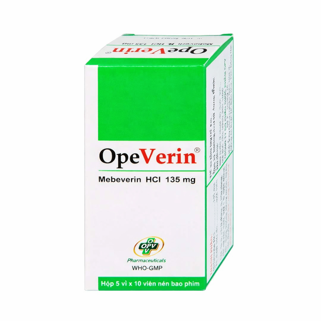 OpeVerin 135mg OPV (Hộp 5 vỉ x 10 viên)