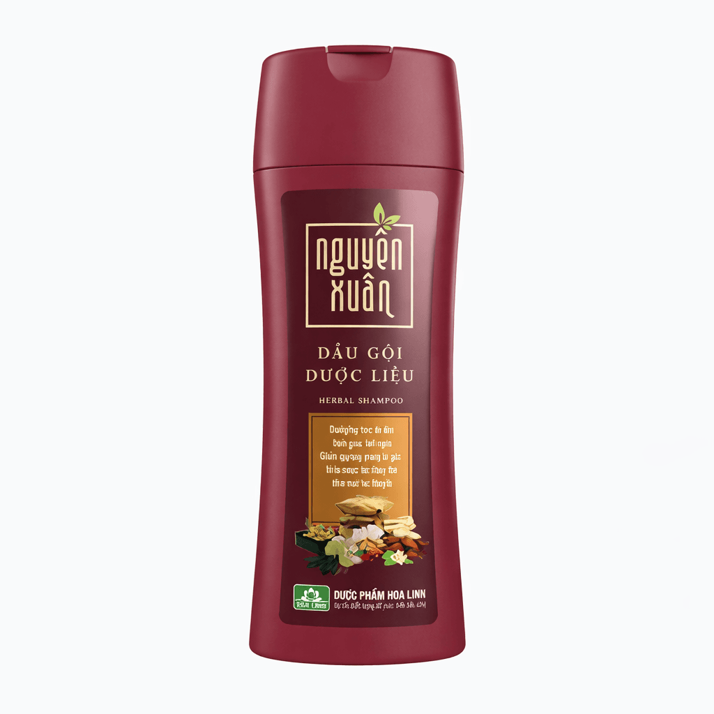 Dầu Gội Dược Liệu Nguyên Xuân Nâu (Chai 200ml)