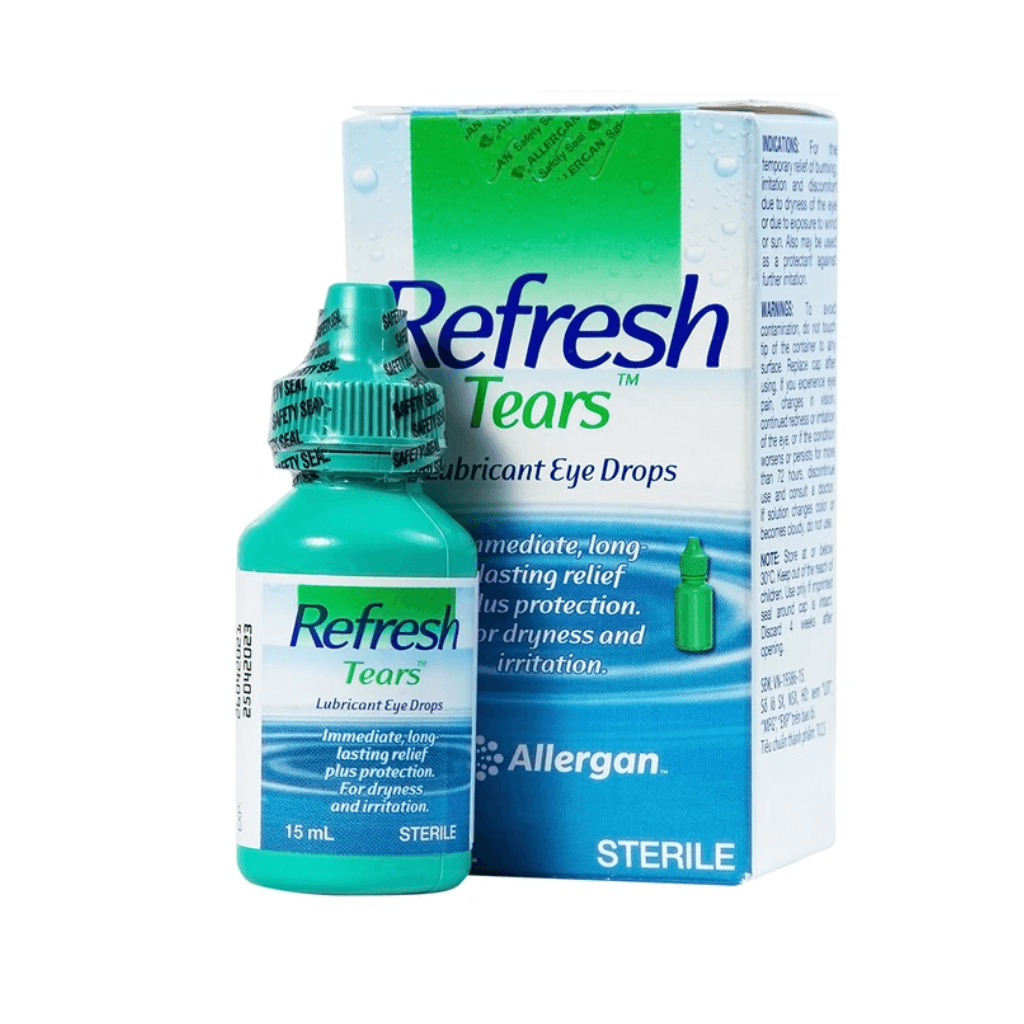 Thuốc Nhỏ Mắt Refresh Tears Allergan Giảm Khô Mắt, Mắt Đỏ (15ml)
