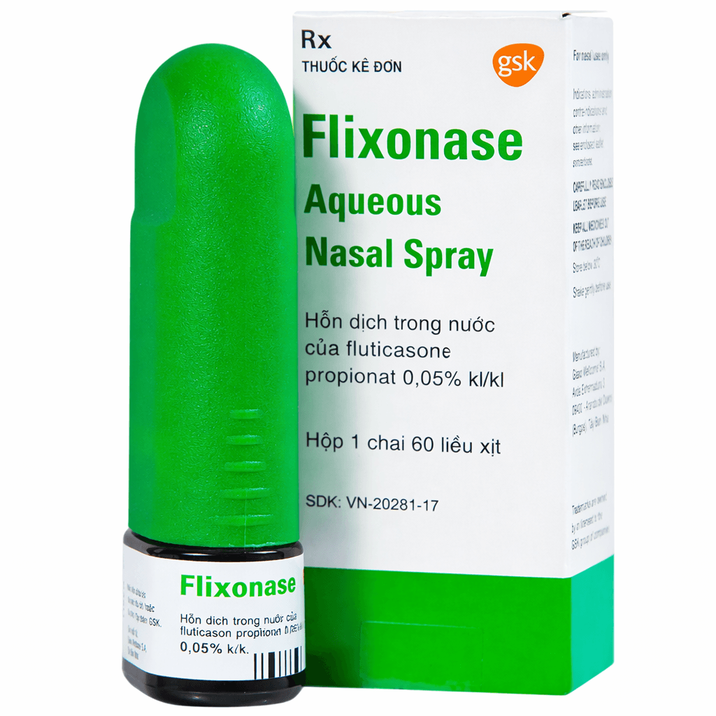 Xịt mũi Flixonase 0.05% GSK (Hộp 60 liều)