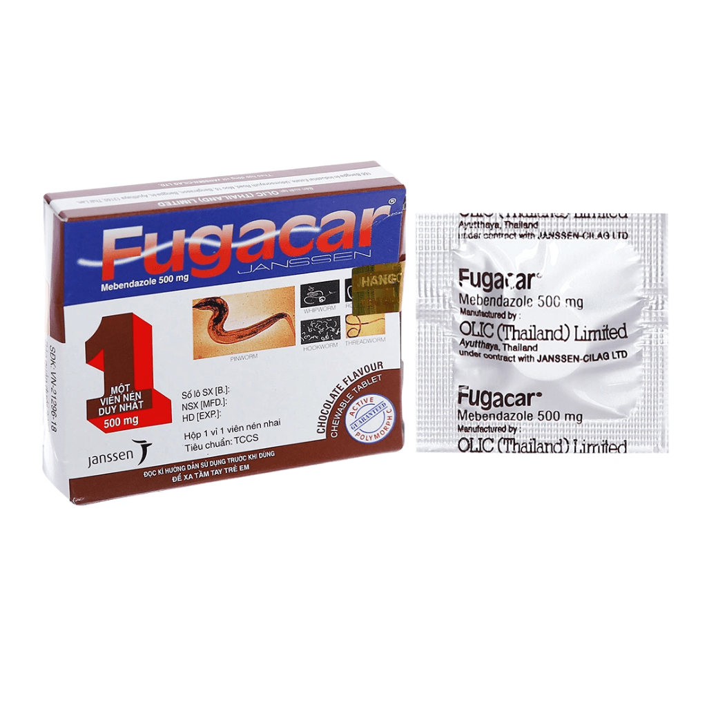 Fugacar 500mg (Chew) Tab. B/1