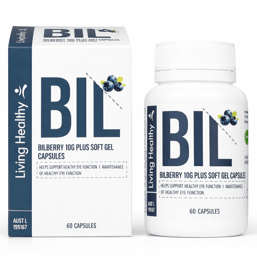 Viên Uống Living Healthy Bilberry (Hộp 60 viên)